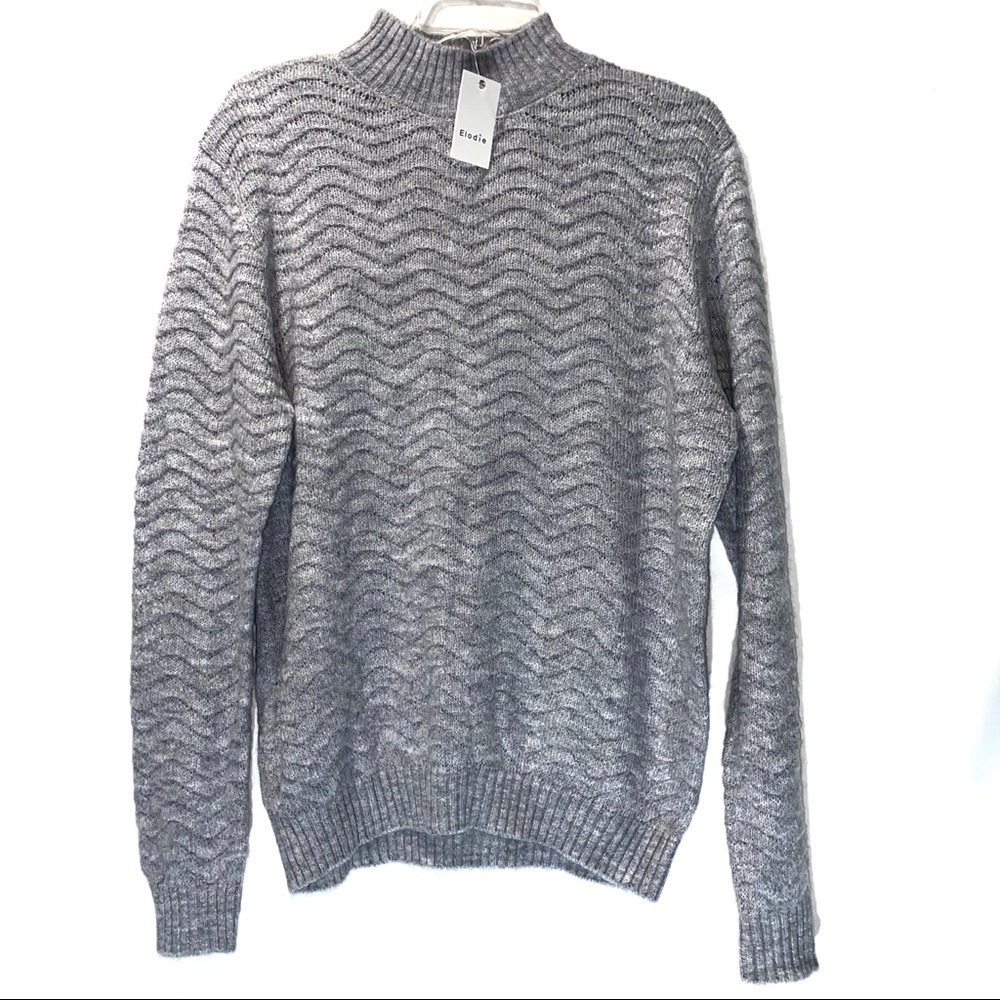 Elodie Gray Long Sleeve Sweater Women’s Large